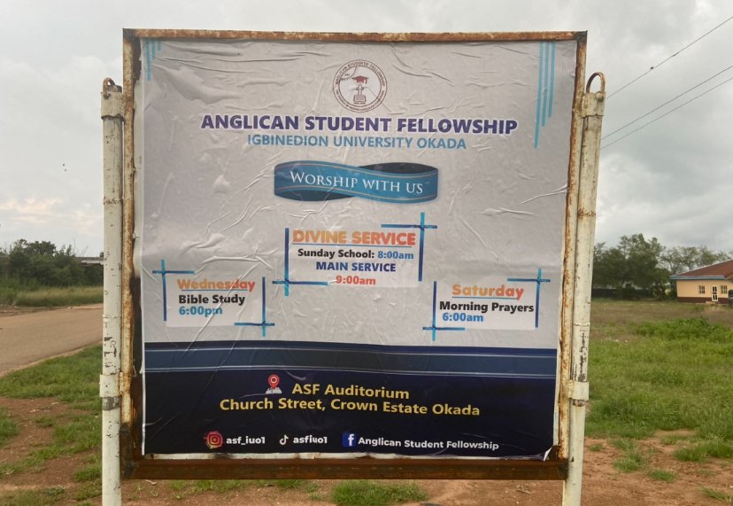 ANGLICAN STUDENTS FELLOWSHIP