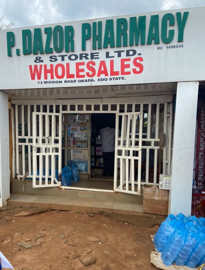 P. DAZOR PHARMACY AND STORES