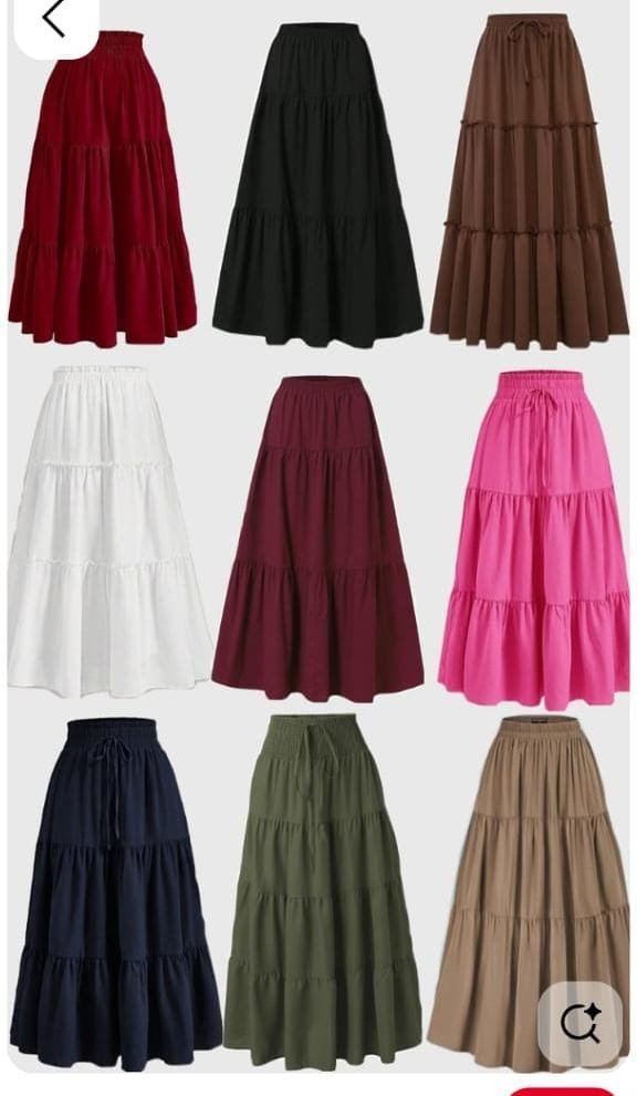 Used maxi skirt_8000